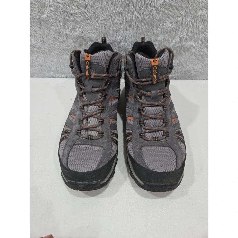 Columbia North Plains Men's YM1016-009 Brown Mid Waterproof Hiking Trail Sz 10.5